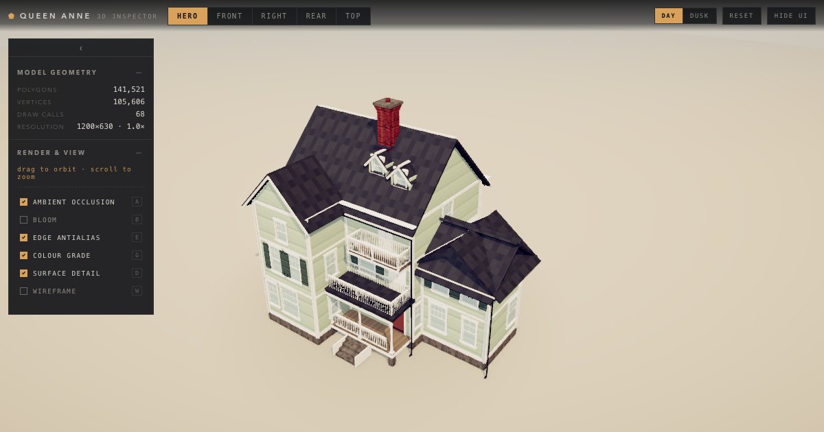 Screenshot of the 3D House demo