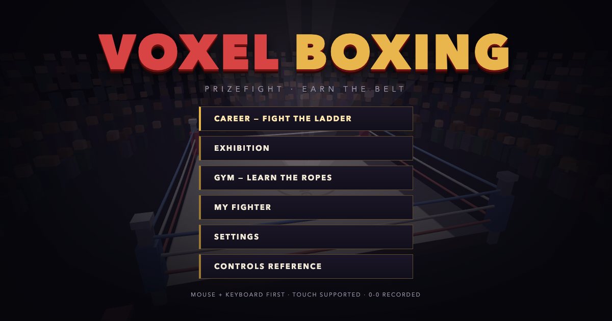 Screenshot of the Boxing Game demo