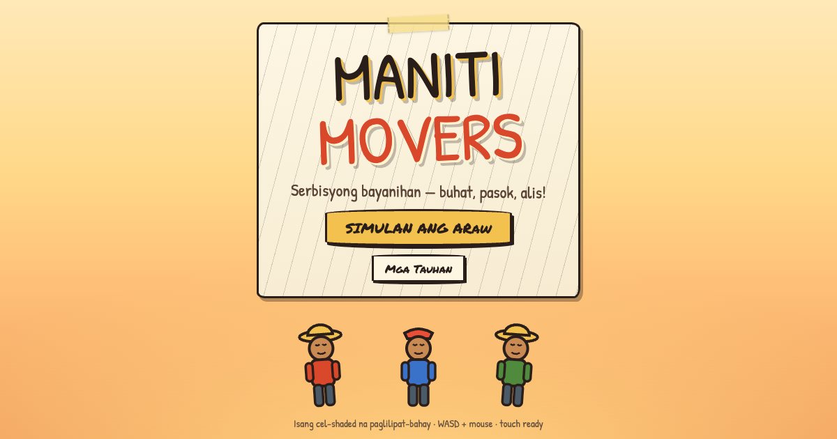 Screenshot of the Maniti Movers demo
